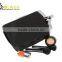 Black pu leather designer makeup bag with professional