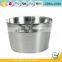 8 inch galvanized garden personalized ice bucket metal champagne bucket