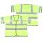 Printed Safety Warning Vest Multi-Functional Reflective Vest