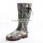 neoprene or cotton lining camouflage camo rubber hunting boots