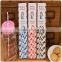 Different colors disposable star paper straw