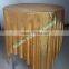 4mm Golden Color Home Party Banquet Table Runner Metallic Sequin Table Cover Cloth