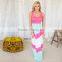 Chevron Print Matching Mommy And Me Maxi Cotton Dress