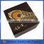 Customized design handmade velvet medal box with ribbon
