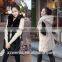 winter warm hot sale ladies faux fur waistcoat vest with hat