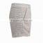 yarn dyed arcylic/polyester tweed girls short pants with frill
