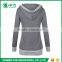Hot Sale Cheap No Pockets Sublimation Slim Fit Womens Plain Pullover Hoodies