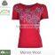 Casual wholesale woman short sleeve sport shirt