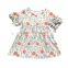 2017 Summer New Design Ruffle Dress Baby Girl Dress With Flutter Sleeve Whosale Girls Spring /summer Dress