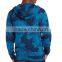 Custom Wholesale Men Camo Zipper Hoodies Full Printed Camo Hoodie