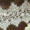 2016 fashion new arrival polyester white color lace trim for bra