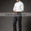 Men Handsome shirt -pure White mens shirt with buttondown collar-100% cotton