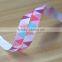 The new geometric graphics printed rib ribbon