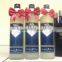 wine bottle bow of satin ribbon
