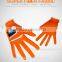 top quality orange golf gloves/unisex golf gloves/ man and women golf gloves