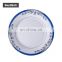 China factory direclty supply Sublimation 8" Rim Plate w/ Blue Flower P8H-09