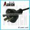 Argentina Low Voltage-Copper Conductor Ac Power Cord 2A 3A 4A 6A 8A 10A 110V-250VPower Wires