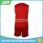 Various design reversible red basketball jersey and short best basketball jersey design