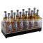 Bar counter top square beer ice bucket LED lighting up plastic ice bucket