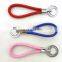 wholesale factory leather braid keychain
