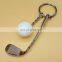 Newest Popular Sports goods Keychain Candy Color Golf ball Keychain