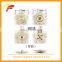 flower shaped zamak metal press snap button for sewing on garment