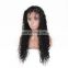 Youth Beauty Hair 2017 Best saling brazilian 9A virgin human hair lace front wig in natural curly water wave cuticle aligned