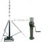 mild steel meteorology telescopic internal cable CCTV security mast