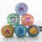 Yarncrafts low price rainbow Mercerized 100% cotton Crochet dyed yarn For Hand Knitting