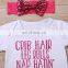 Multi Colors Kids Summer Clothing New Trendy Baby Girl Clothes Set
