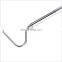 new Stainless Steel Hook for Reptile Snakes Retractable Silver