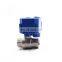 Hot Products Mini Electric Actuator with CWX25 Price PVC Ball Valve 12V