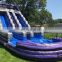 Blow Up Waterslide Commercial Inflatable Purple Marble Water Slides With Pool