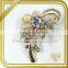 Cheap bulk ab crystal bridal rhinestone brooches for bouquets FB-060