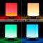 wholesale Smart Bluetooth Speaker Night Light with Alarm Clock Display alarm clock 7 color night light