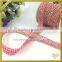 2016 HOTSALE Fancy pink bling bling decorative rhinestone trim FHRS-053