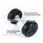fixed black rubber dumbbell set/ sporting goods