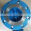 Floating Type Flange End Triple eccentricity CS Carbon Steel Butterfly Valve With Worm Gear