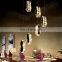 Traditional mood light led crystal pendant lamp for indoor lighting fixtures