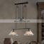 American Country Pulley Pendant Lights Adjustable Wire Lamp Retractable Lighting