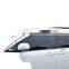 Chrome door visor side window deflector shade sun rain shield silver strips guard for Toyota Sienna