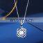 925 silver Four-leaf clover necklace womens Brand luxury four-leaf clover necklace