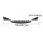 For Benz E Class W213 & E63 AMG Sedan Carbon Fiber Rear Spoiler Lip Wing E400 2016-On