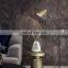 Factory Custom Luxury Brass Color Adjustment Table Lamp