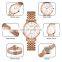 luxury brand Skmei Q027 316 stainless steel case quartz women watches ladies with magnet band