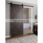 High quality modern solid core wooden interior barn door