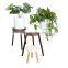 Simple Tripod Flower Outdoor Black Design Cheapest Tall Wooden Bamboo Indoor Plant Stand