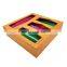 Bamboo Ziplock Bag Storage Organizer for Kitchen Drawer,Openable Top Lids Food Storage Bag Holders