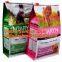 slider zipper Square Bottom 250g 500g 1kg Coffee Pouches Zipper Aluminum Foil Flat Bottom Bags With Valve