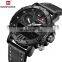 Quartz Watch Case Stainless Steel Leather Bands Wrist Hand Watch Display Digital Custom Logo Luxury Watches Men